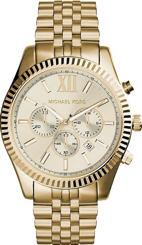 michael kors mk8281 links|oversized lexington two tone watch.